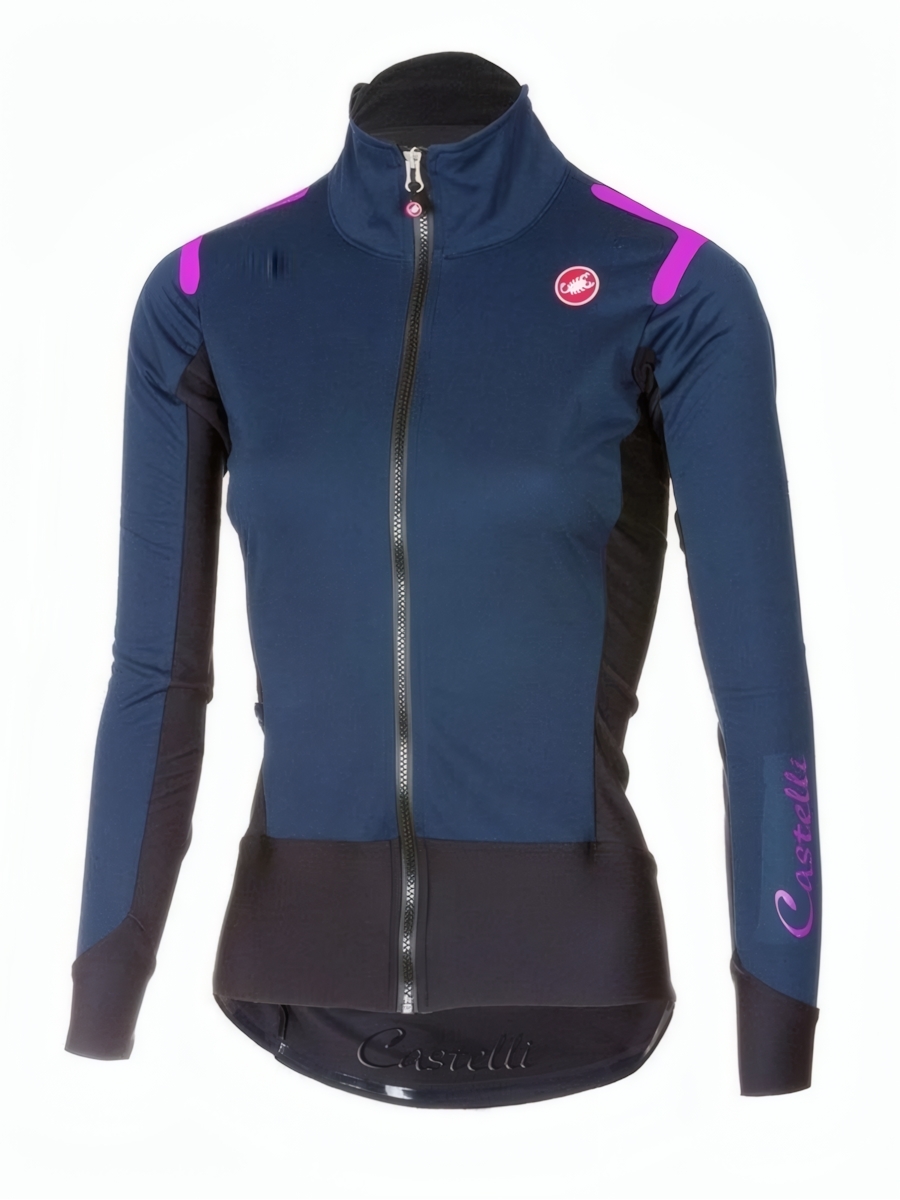 _________________6160d32c0a476 Женская термокуртка Castelli Alpha Ros Raspberry — изображение 1