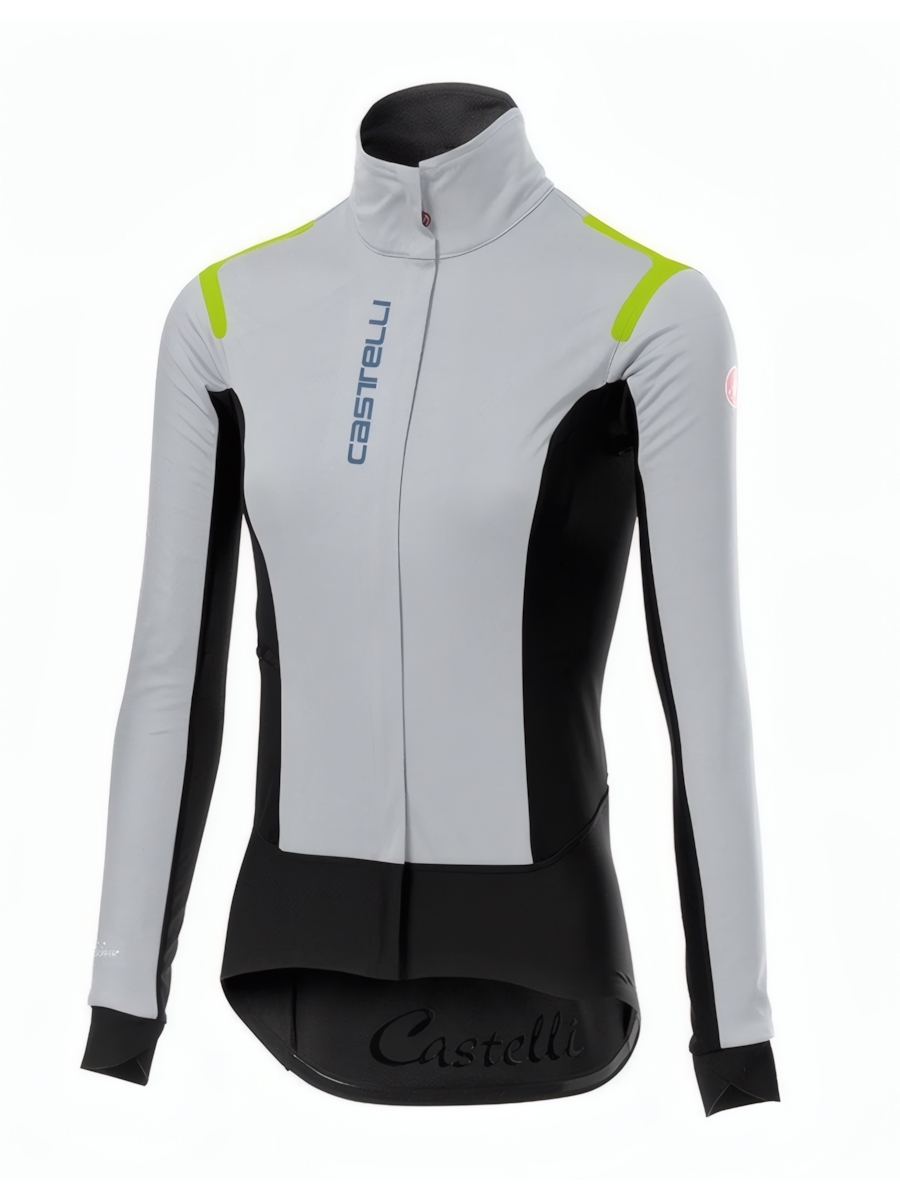 _________________6160de236a84e Женская термокуртка Castelli Alpha Ros Grey — изображение 1
