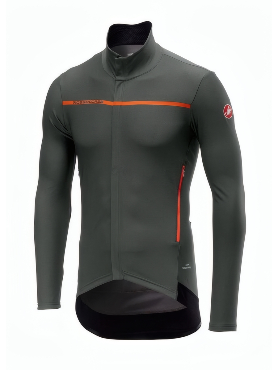 _________________6160e0e324b52 Мембранная ветровка Castelli Perfetto Dark Grey — изображение 1