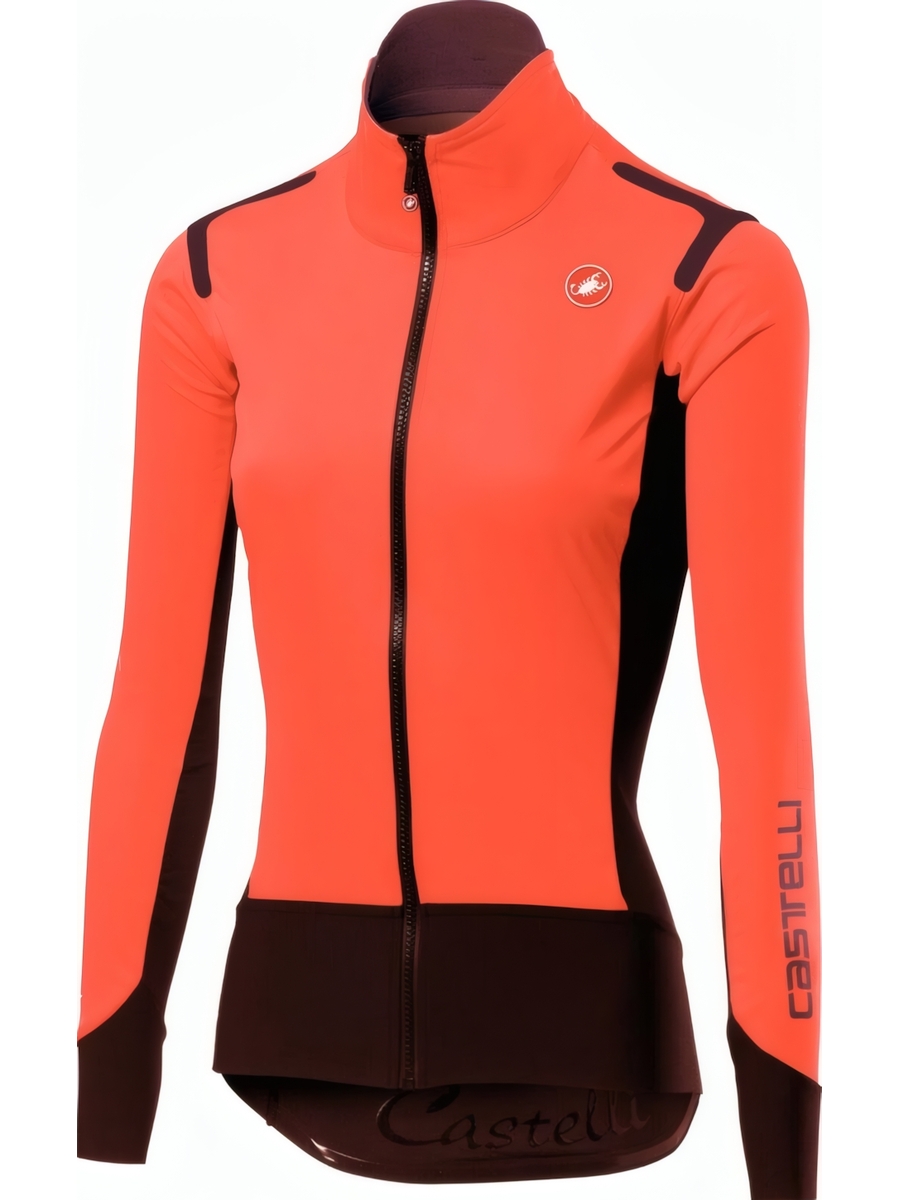 _________________616fd3cfc1bd1 Женская термокуртка Castelli Alpha Ros Orange — изображение 1