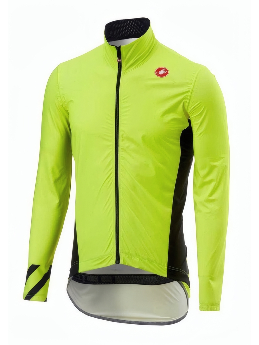 _________________61a7cc176c761 Мембранная ветровка Castelli Rain Fluro Yellow — изображение 1