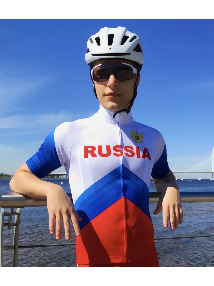 Велофутболка Russia Team