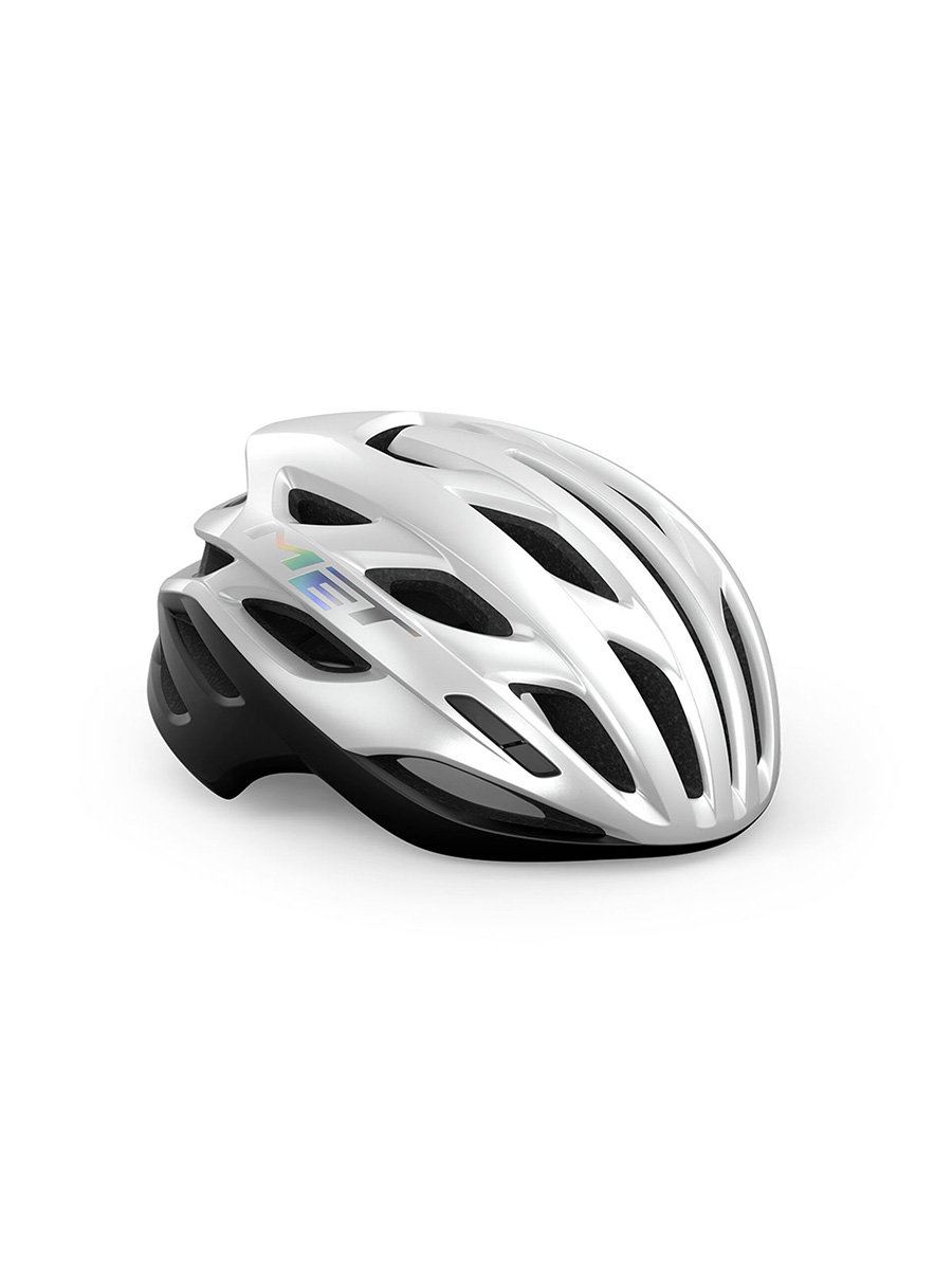 EstroMips_W_Gen Велосипедный шлем Met Estro MIPS White Holographic — изображение 1