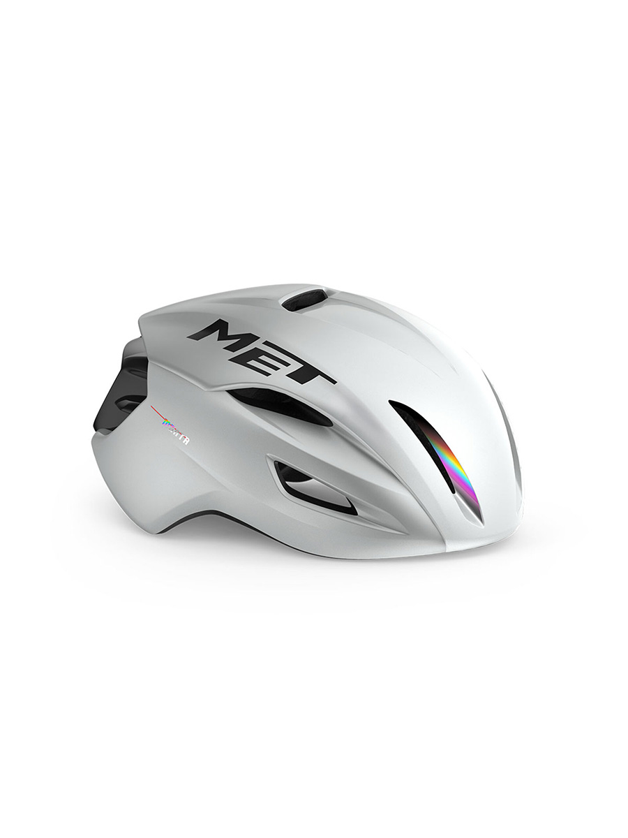 met_manta_white_GEN Велосипедный шлем Met Manta MIPS White Holographic — изображение 1