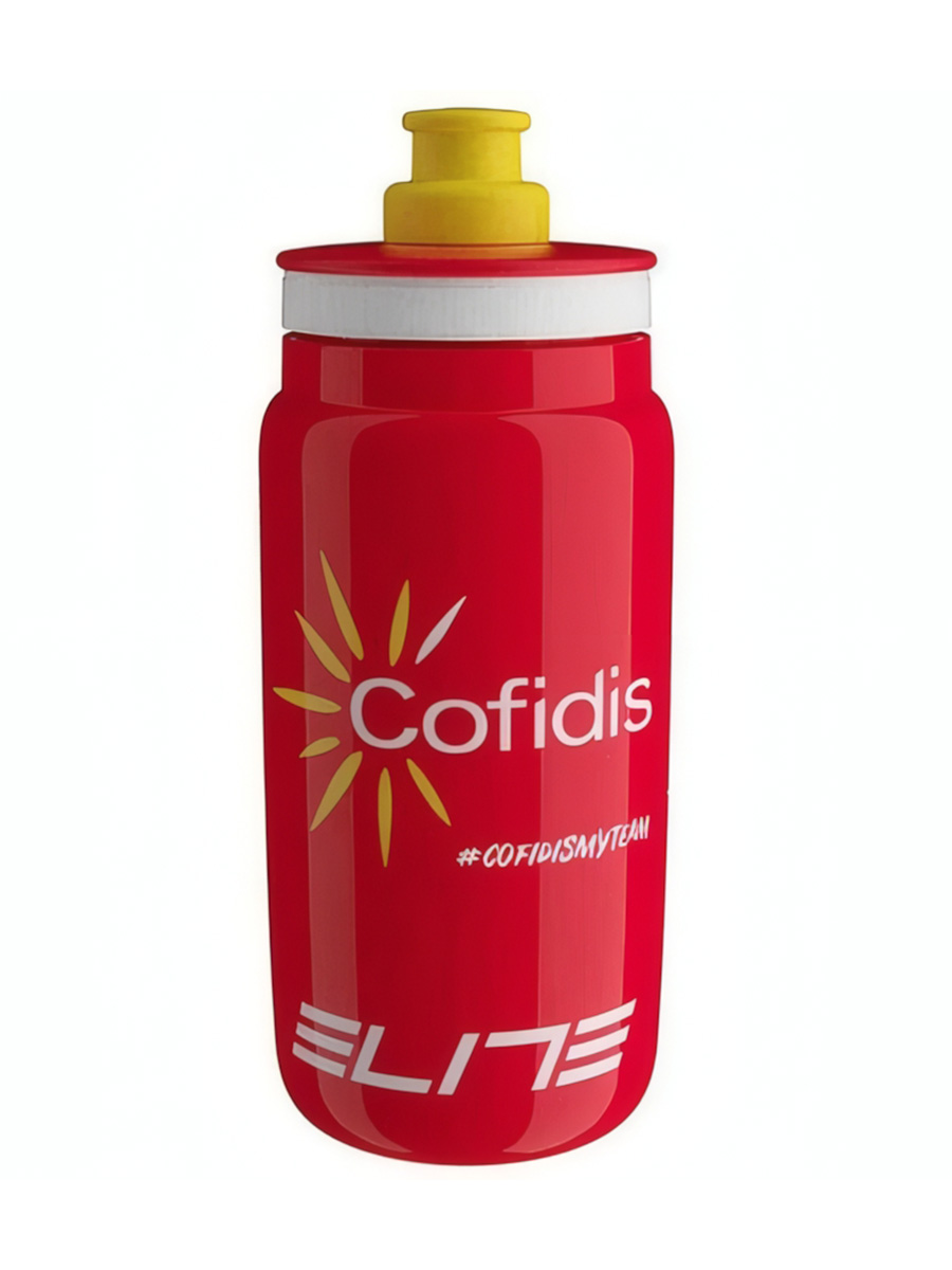 Flyaga_Elite_Cofidis_Red_550 Фляга велосипедная ELITE Cofidis Team Red — изображение 1