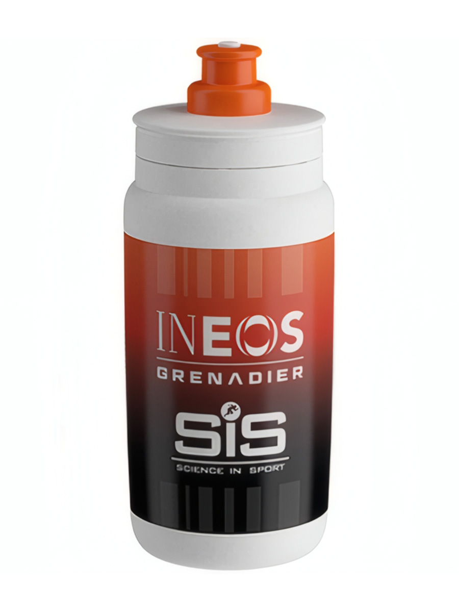 Flyaga_Elite_Ineos_Grenadier_White_550 Фляга велосипедная ELITE Fly Team Ineos Style — изображение 1