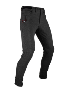 Велоштаны Leatt MTB Gravity 3.0 Pant Black — вид спереди под углом