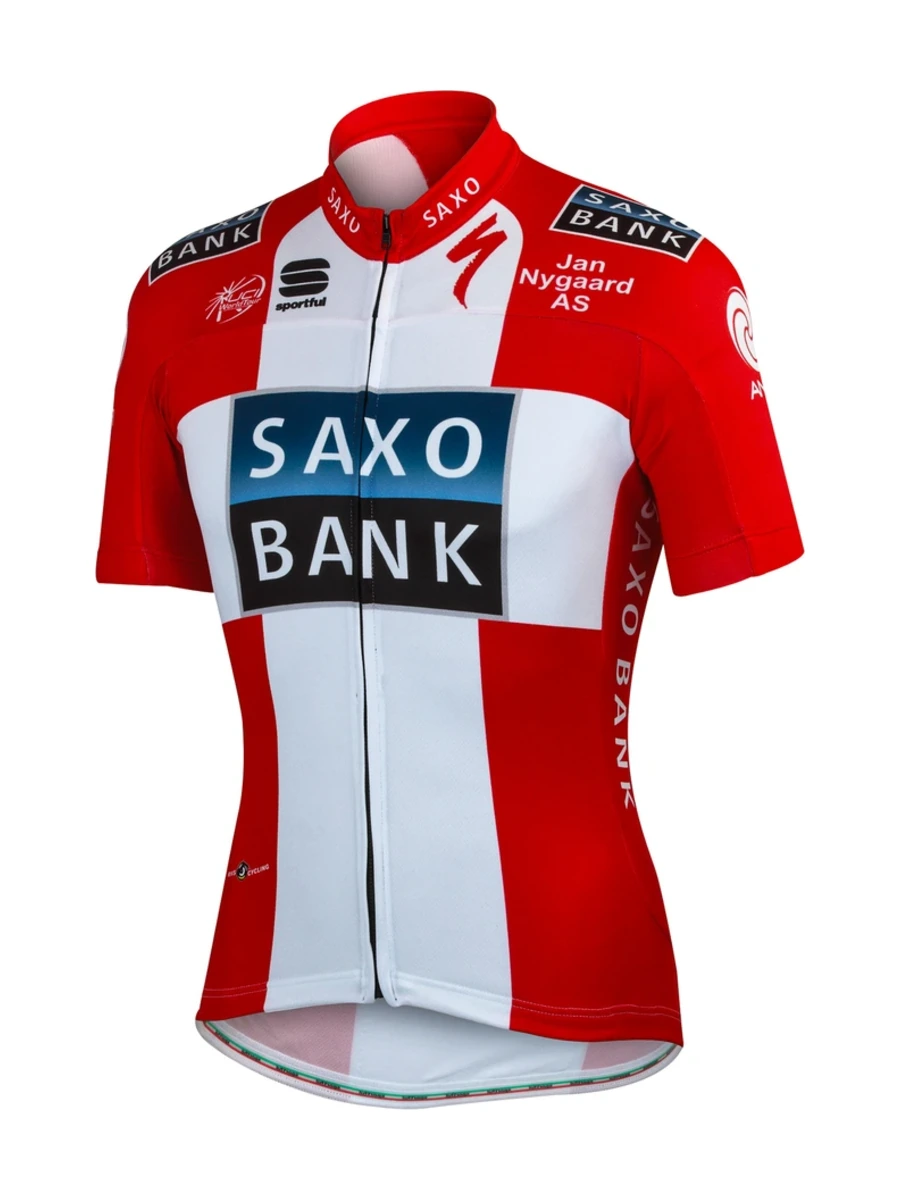 Летняя джерси Sportful Saxo Bank Danish Champion — вид спереди