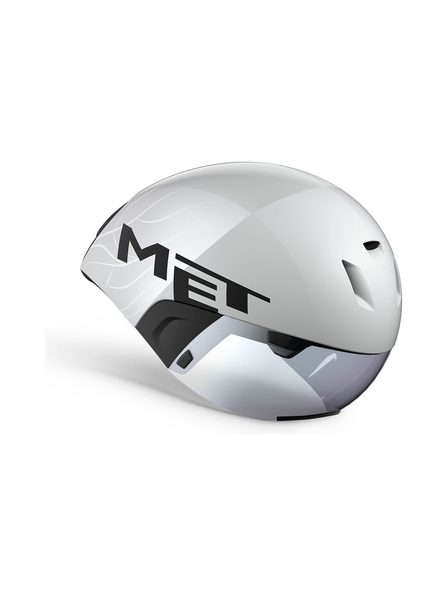 Велошлем Met Codatronca White/Silver — фото 1