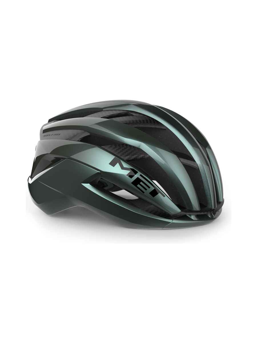 Велошлем Met Trenta 3k Carbon Hyper Teal — фото 1
