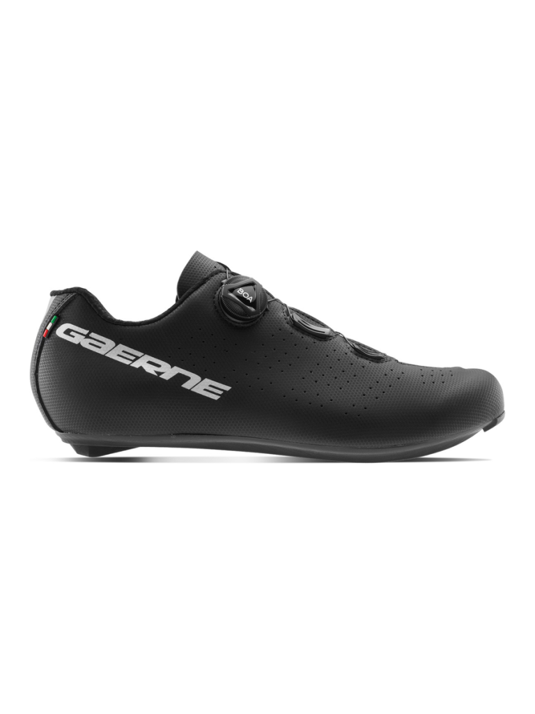Шоссейные велотуфли Gaerne G.Sprint Matt Black — вид сбоку с внешней стороны